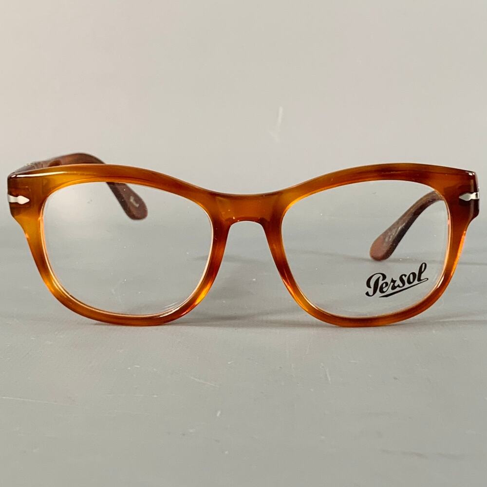 PERSOL Terra di Siena Orange Tortoiseshell Acetate Frames